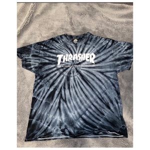 Tie dye trasher t shirt